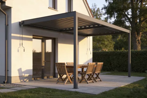 G21 Trenton Premium 4x3 m bioklimatikus pergola, antracit alumínium