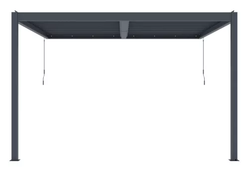 G21 Trenton Premium 4x4 m bioklimatikus pergola, antracit alumínium