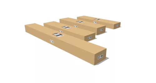 G21 Trenton Premium 4x4 m bioklimatikus pergola, antracit alumínium