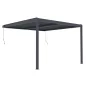   G21 Trenton Premium 4x4 m bioklimatikus pergola, antracit alumínium