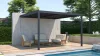 G21 Trenton Premium 4x4 m bioklimatikus pergola, antracit alumínium