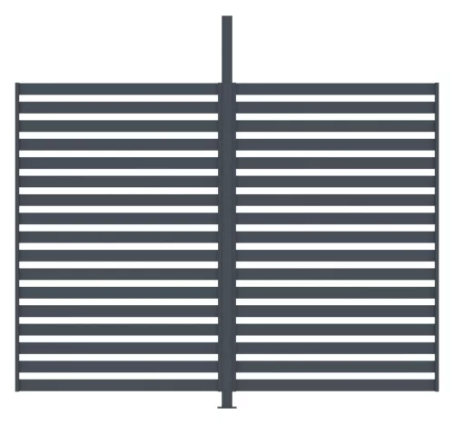 G21 kiegészítő fix lamellás fal 3x2,6 m Trenton pergolához