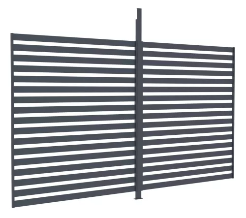 G21 kiegészítő fix lamellás fal 4x2,6 m Trenton pergolához