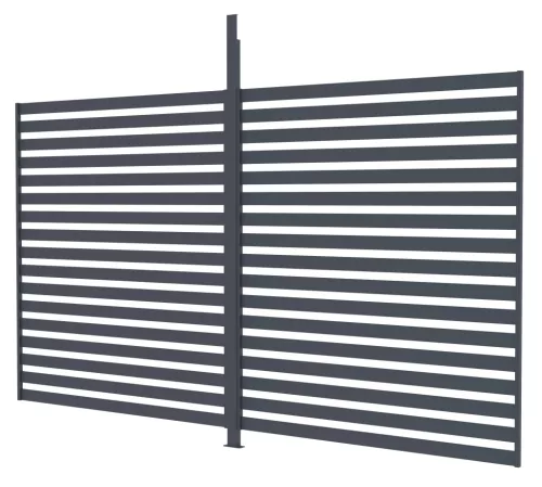 G21 kiegészítő fix lamellás fal 4x2,6 m Trenton pergolához