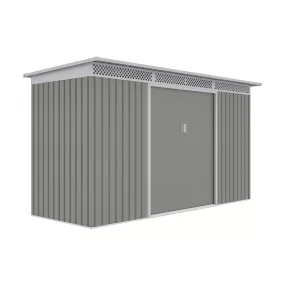 Kerti ház G21 GRAH 483 - 340 x 142 cm, metál szürke