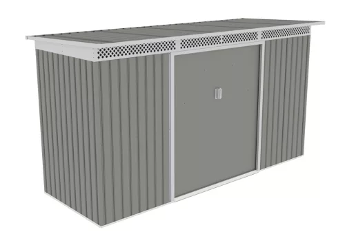 Kerti ház G21 GRAH 483 - 340 x 142 cm, metál szürke