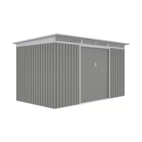 Kerti ház G21 GRAH 700 - 340 x 206 cm, metál szürke