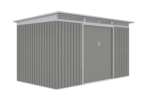 Kerti ház G21 GRAH 700 - 340 x 206 cm, metál szürke
