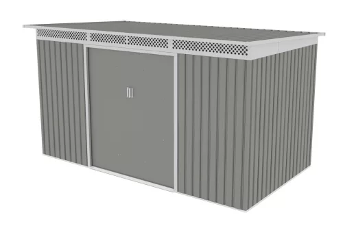 Kerti ház G21 GRAH 700 - 340 x 206 cm, metál szürke