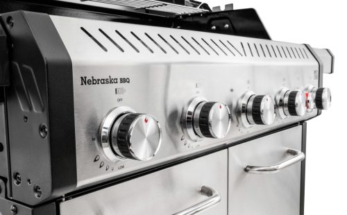 G21 Nebraska BBQ Premium Line gázgrill, 6 égőfejjel + ajándék reduktor