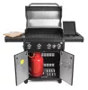 G21 Alabama Black BBQ Premium Line gázgrill, 5 égő + nyomáscsökkentő szelep ingyen
