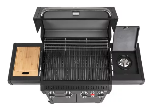 G21 Alabama Black BBQ Premium Line gázgrill, 5 égő + nyomáscsökkentő szelep ingyen