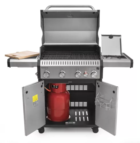 G21 Alabama Silver BBQ Premium Line gázgrill, 5 égő + redukciós szelep ajándékba