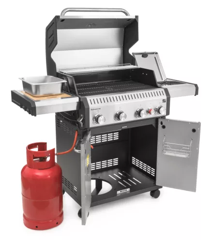 G21 Alabama Silver BBQ Premium Line gázgrill, 5 égő + redukciós szelep ajándékba