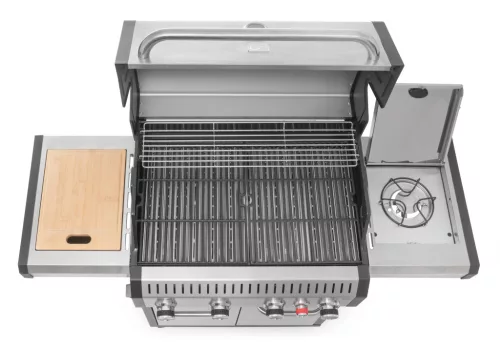 G21 Alabama Silver BBQ Premium Line gázgrill, 5 égő + redukciós szelep ajándékba