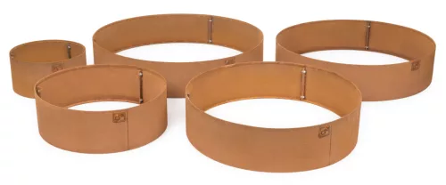 G21 60 x 20 cm, kör alakú, Corten kerti szegély