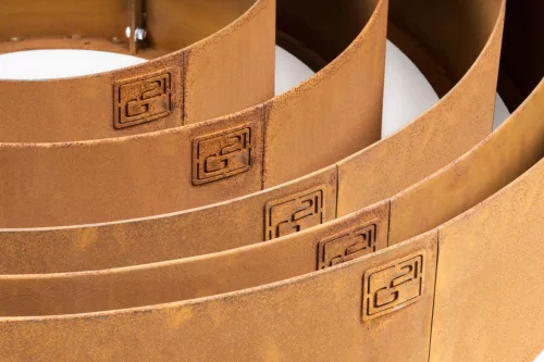 G21 60 x 20 cm, kör alakú, Corten kerti szegély
