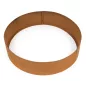 G21 80 x 20 cm, kör alakú, Corten kerti szegély