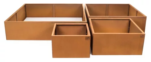 G21 50 x 32 x 50 cm, Corten magaságyás