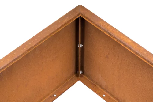 G21 Corten magaságyás, 70 × 32 × 70 cm