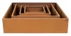 G21 Corten magaságyás, 70 × 32 × 70 cm