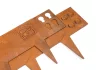 G21 107,5 x 10 cm-es Corten kerti szegély