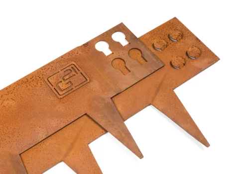 G21 107,5 x 10 cm-es Corten kerti szegély