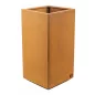 G21 Corten Square virágláda, 40 x 80 x 40 cm