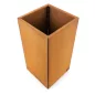 G21 Corten Square virágláda, 40 x 80 x 40 cm