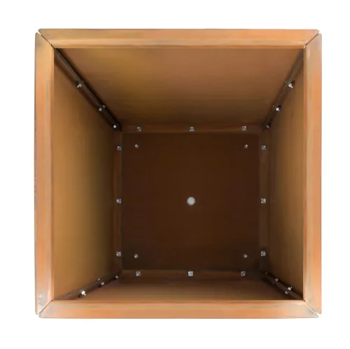 G21 Corten Square virágláda, 40 x 80 x 40 cm