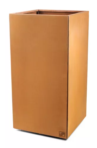 G21 Corten Square virágláda, 50 x 100 x 50 cm