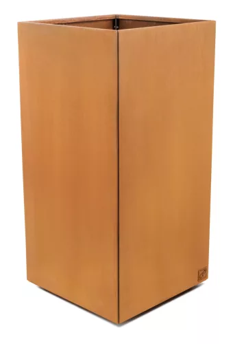 G21 Corten Square virágláda, 50 x 100 x 50 cm