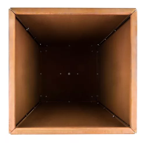 G21 Corten Square virágláda, 50 x 100 x 50 cm