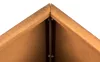 G21 Corten Square virágláda, 50 x 100 x 50 cm