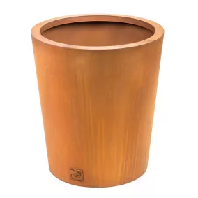G21 Corten Round virágláda, 45 x 50 cm