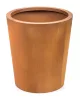 G21 Corten Round virágláda, 45 x 50 cm
