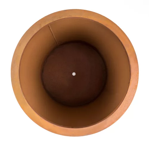 G21 Corten Round virágláda, 45 x 50 cm