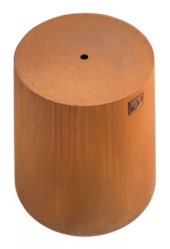 G21 Corten Round virágláda, 45 x 50 cm