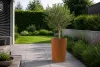 G21 Corten Round virágláda, 45 x 50 cm