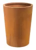 G21 Corten Round virágláda, 55 x 75 cm