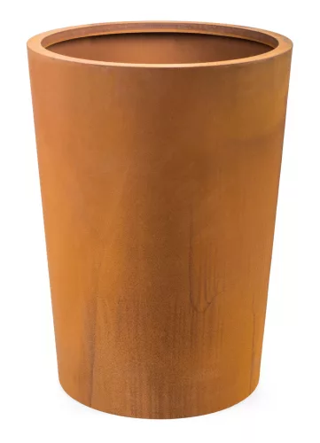 G21 Corten Round virágláda, 55 x 75 cm