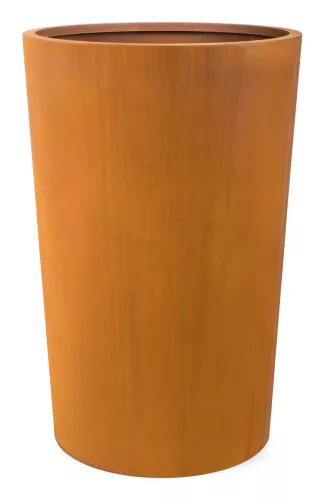 G21 Corten Round virágláda, 65 x 100 cm