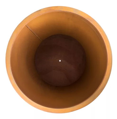 G21 Corten Round virágláda, 65 x 100 cm