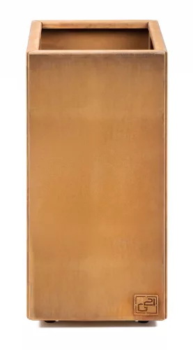 G21 Corten Square virágláda, 30 x 60 x 30 cm
