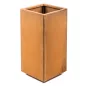 G21 Corten Square virágláda, 30 x 60 x 30 cm