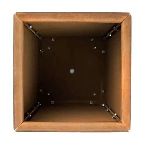 G21 Corten Square virágláda, 30 x 60 x 30 cm