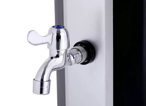 Szolár zuhany G21 Amber 60 l, fekete ezüst színű