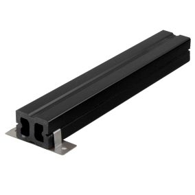 G21 Tartóhasáb 4 x 3 x 300cm, WPC anyag , fekete