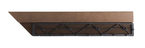 G21 Cseresznye átvezető profil a WPC burkolócsempékhez, 38,5 x 7,5 cm sarok (bal)