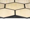 Akusztikus panel G21 81,5x66,5x2,1 cm méhsejt alakú, natúr tölgyfa